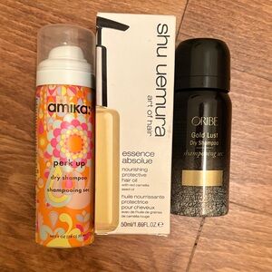 Shu Uemura protective hair oil Amika & Oribe Dry Shampoo Set Christmas Gift